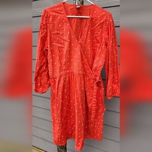 Old Navy Orange 100% Cotton Dress